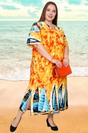 Платье Пляж кулирка