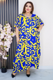 Платье Роксолана синее штапель
